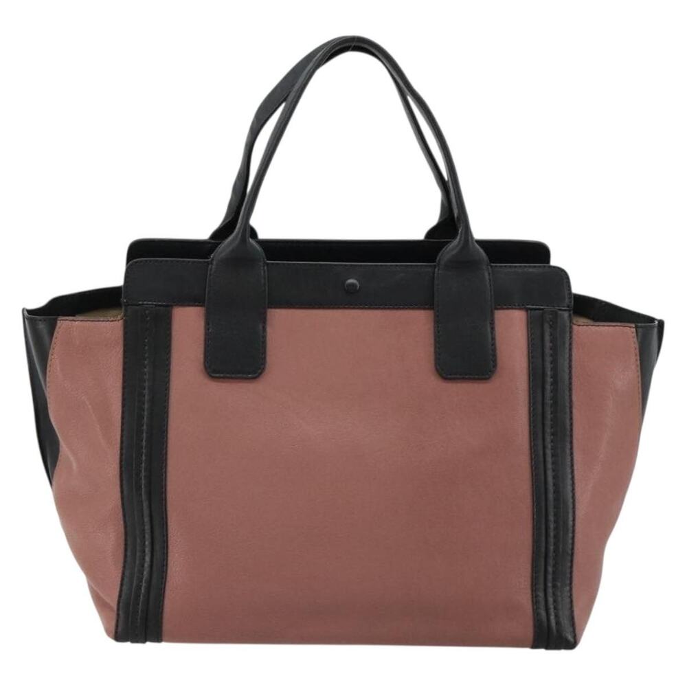 Chloe Leather Alice Handbag Pink
